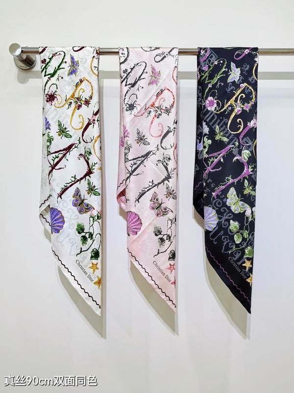 Dior silk scarf 90X90cm E032960